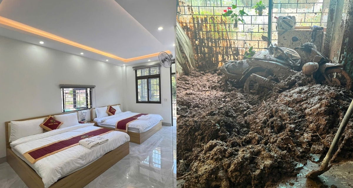 Chủ kh&aacute;ch sạn mở cửa miễn ph&iacute;, sẵn s&agrave;ng đ&oacute;n người d&acirc;n v&ugrave;ng sạt lở: B&agrave; con cứ tự nhi&ecirc;n như ở nh&agrave;