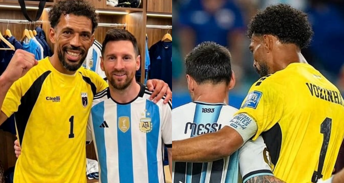 H&eacute; lộ m&oacute;n qu&agrave; đặc biệt Messi d&agrave;nh tặng thủ m&ocirc;n tuyển Cape Verde