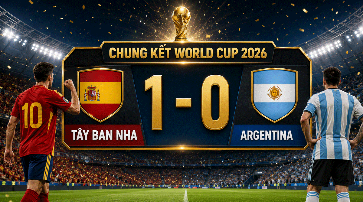 Messi đ&atilde; n&oacute;i g&igrave; về việc T&acirc;y Ban Nha chiến thắng Argentina trong trận chung kết World Cup 2026 với tỉ số 1-0