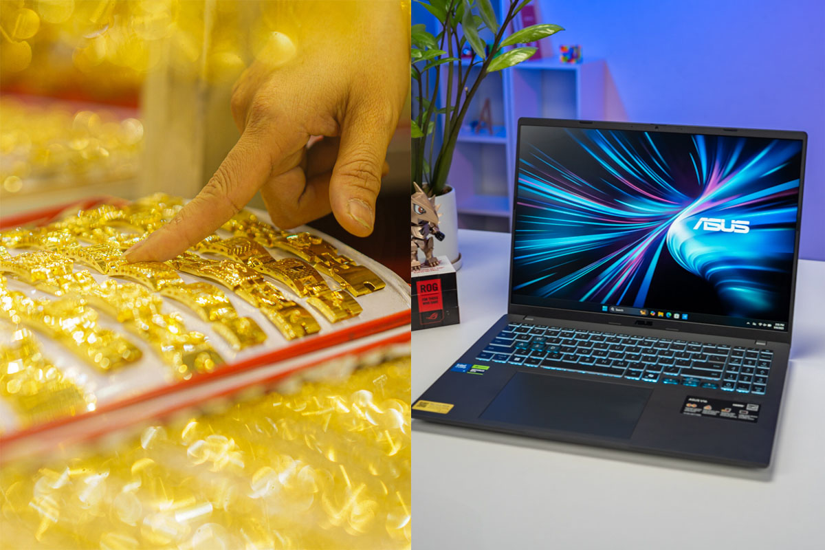 Gi&aacute; v&agrave;ng s&aacute;ng 21/7: Nối d&agrave;i mạch giảm, mất mốc quan trọng, d&agrave;n laptop gaming RTX 5050 gi&aacute; rẻ kỷ lục