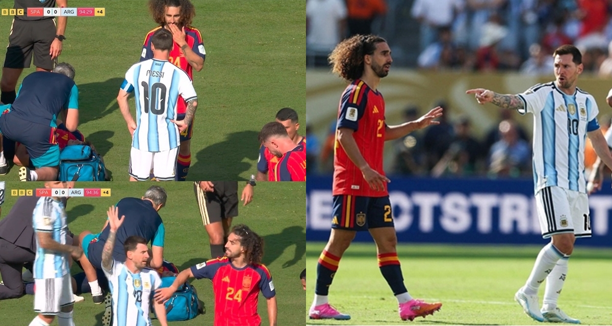 Tiết lộ c&acirc;u n&oacute;i của cầu thủ T&acirc;y Ban Nha khiến Messi &lsquo;m&aacute;ch&rsquo; trọng t&agrave;i đ&ograve;i thẻ đỏ, người trong cuộc l&ecirc;n tiếng