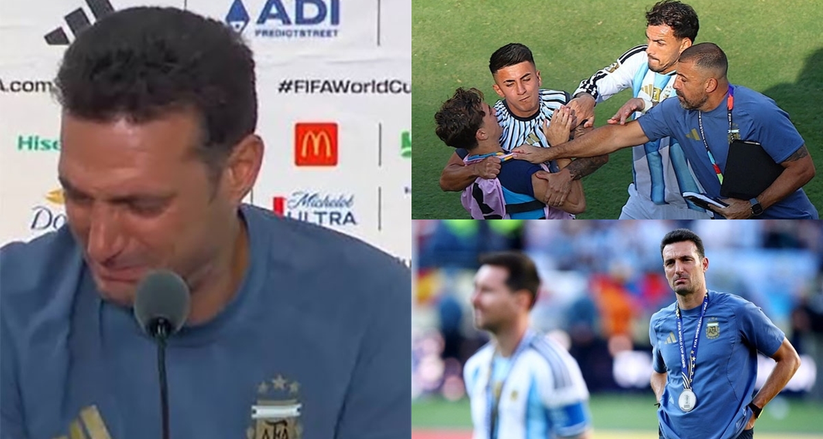 HLV Argentina n&oacute;i về m&agrave;n x&ocirc; x&aacute;t sau trận chung kết, khen duy nhất 1 cầu thủ đội nh&agrave; m&agrave; kh&ocirc;ng phải Messi