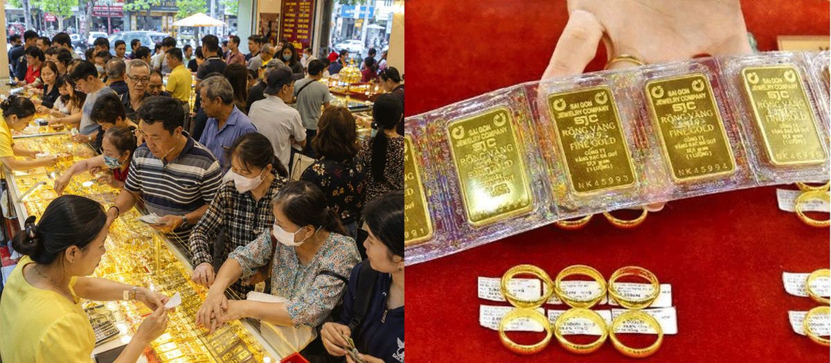 Gi&aacute; v&agrave;ng h&ocirc;m nay 21/7 biến động mạnh: V&agrave;ng thế giới c&aacute;n mốc mới? SJC v&agrave; v&agrave;ng nhẫn giảm thấp nhất 1 th&aacute;ng qua