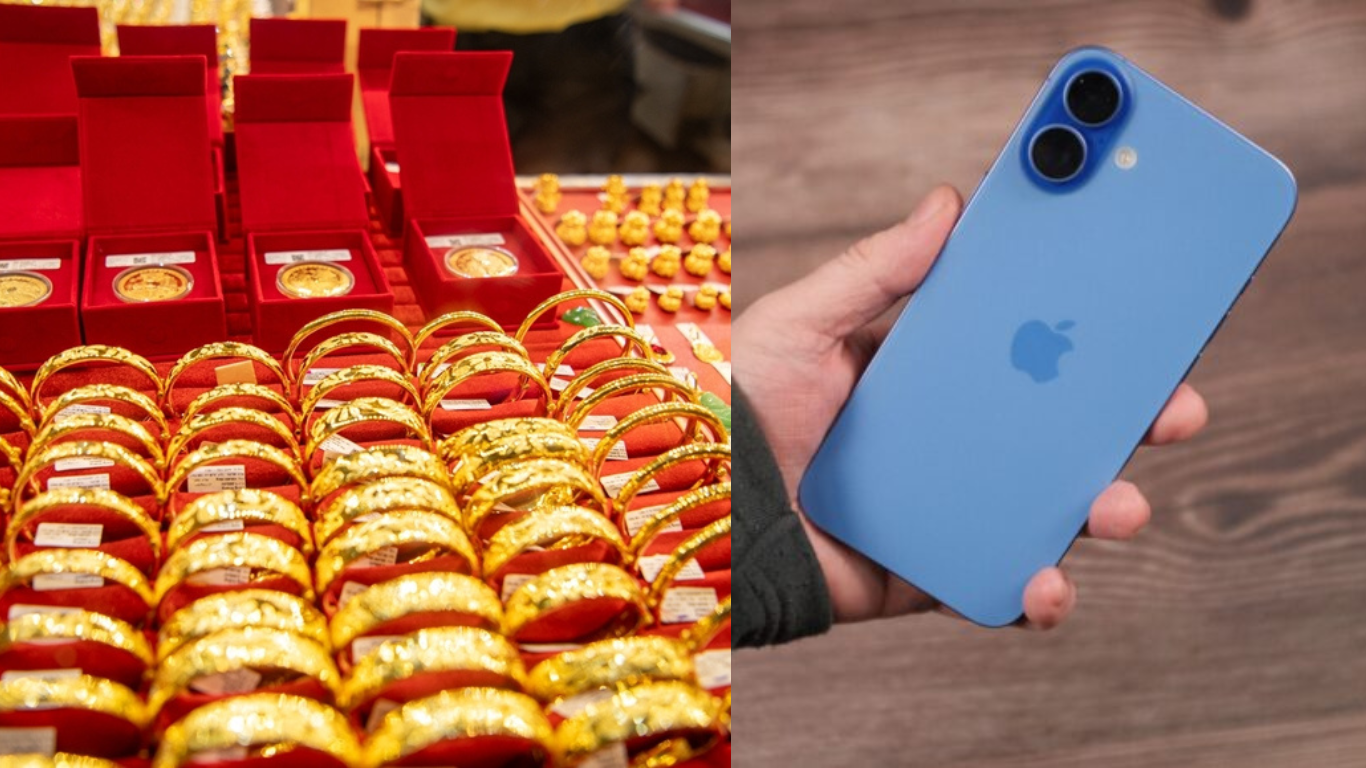 Gi&aacute; v&agrave;ng h&ocirc;m nay trưa 21/7 vẫn tr&ecirc;n đ&agrave; giảm, bốc hơi cả triệu đồng/lượng, gi&aacute; iPhone 16 Plus rẻ kỷ lục 