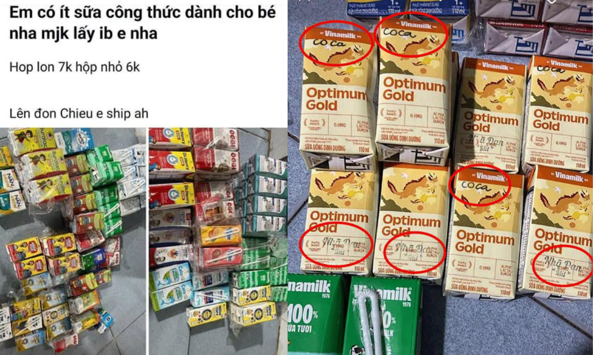 Phụ huynh phẫn nộ khi thấy b&agrave;i đăng nghi c&ocirc; gi&aacute;o mầm non l&eacute;n gom sữa của nhiều học sinh đem b&aacute;n tr&ecirc;n MXH