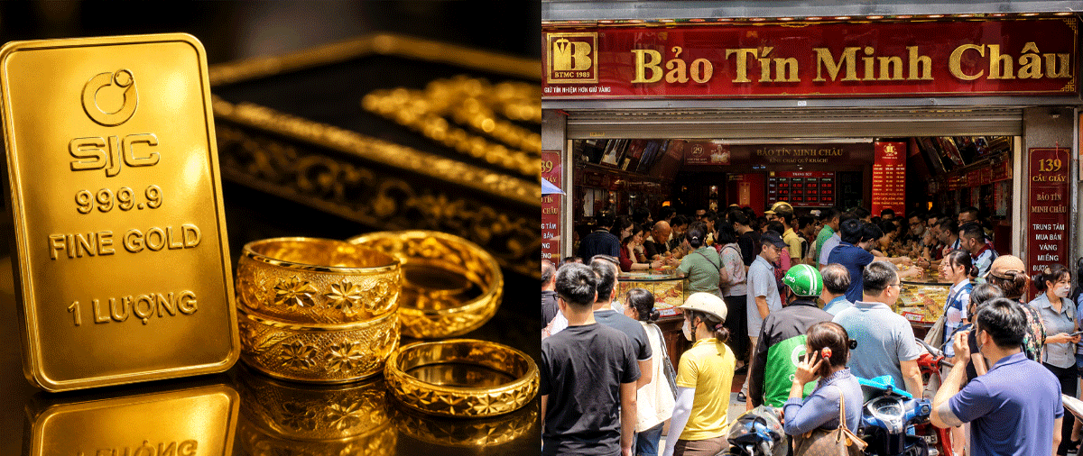 Cập nhật gi&aacute; v&agrave;ng h&ocirc;m nay 23/7 (trưa 23/7): Nh&agrave; đầu tư lỗ 5 triệu/lượng, ch&ecirc;nh lệch mua &ndash; b&aacute;n cao kỷ lục