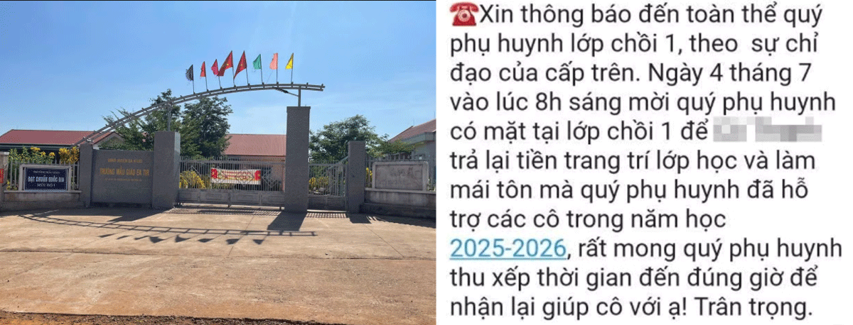 V&igrave; sao hiệu trưởng v&agrave; tập thể trường mầm non ở Đắk Lắk vẫn được đ&aacute;nh gi&aacute; tốt d&ugrave; thu, chi sai quy định