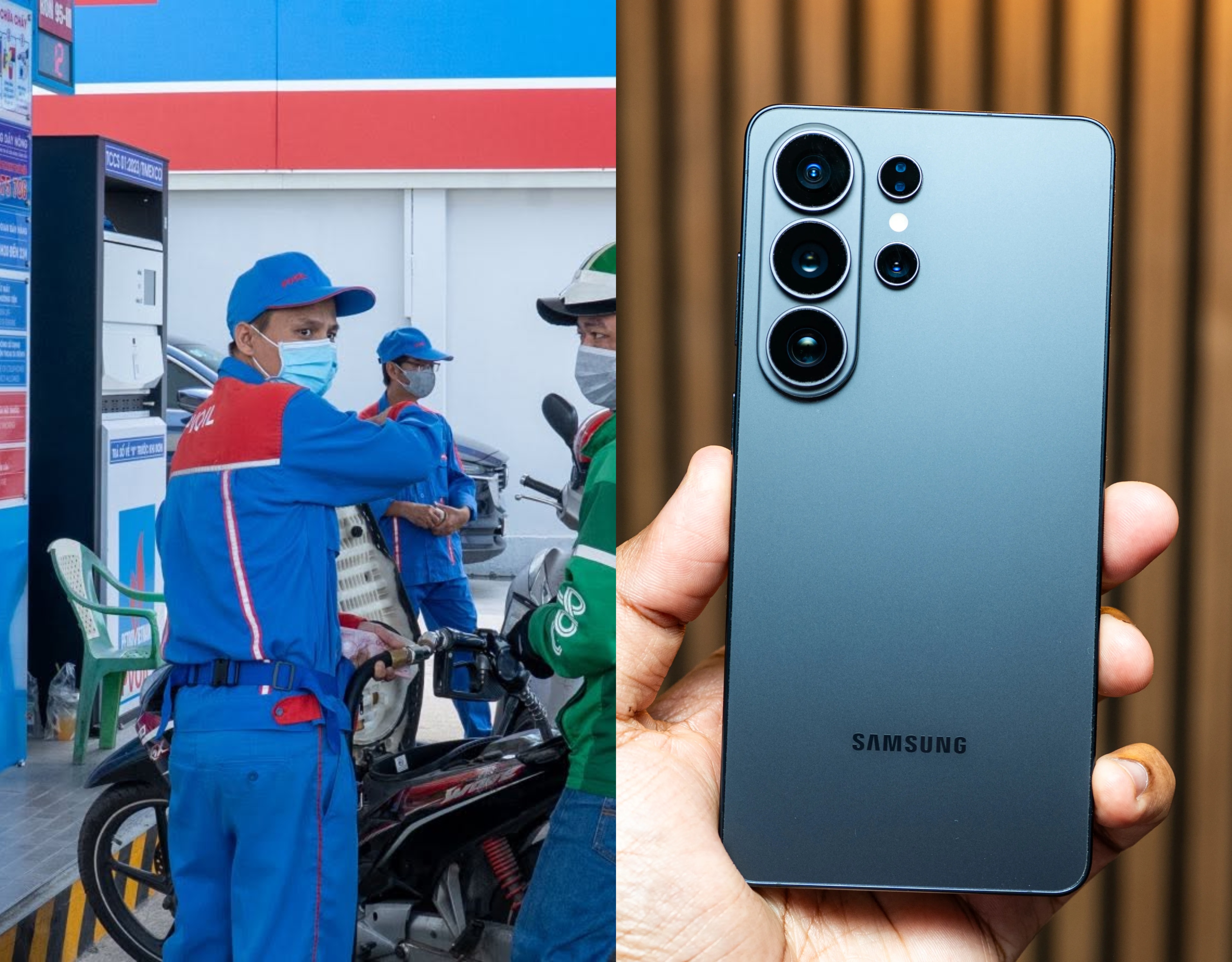 Gi&aacute; xăng dầu trưa nay 23/7: Lập đỉnh mới sau 6 tuần, chiều nay xăng E5, E10 ra sao? Galaxy S26 rẻ kỷ lục