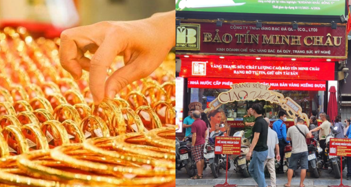 Gi&aacute; v&agrave;ng h&ocirc;m nay 23/7 mới nhất: V&agrave;ng miếng SJC v&agrave;ng nhẫn 9999 cực rẻ so với đỉnh, thế giới đi ngược