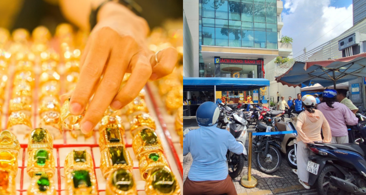 Gi&aacute; v&agrave;ng h&ocirc;m nay 23/7 mới nhất: V&agrave;ng SJC giảm \'sốc\', nghịch l&yacute; người b&aacute;n xếp h&agrave;ng người mua vắng hoe