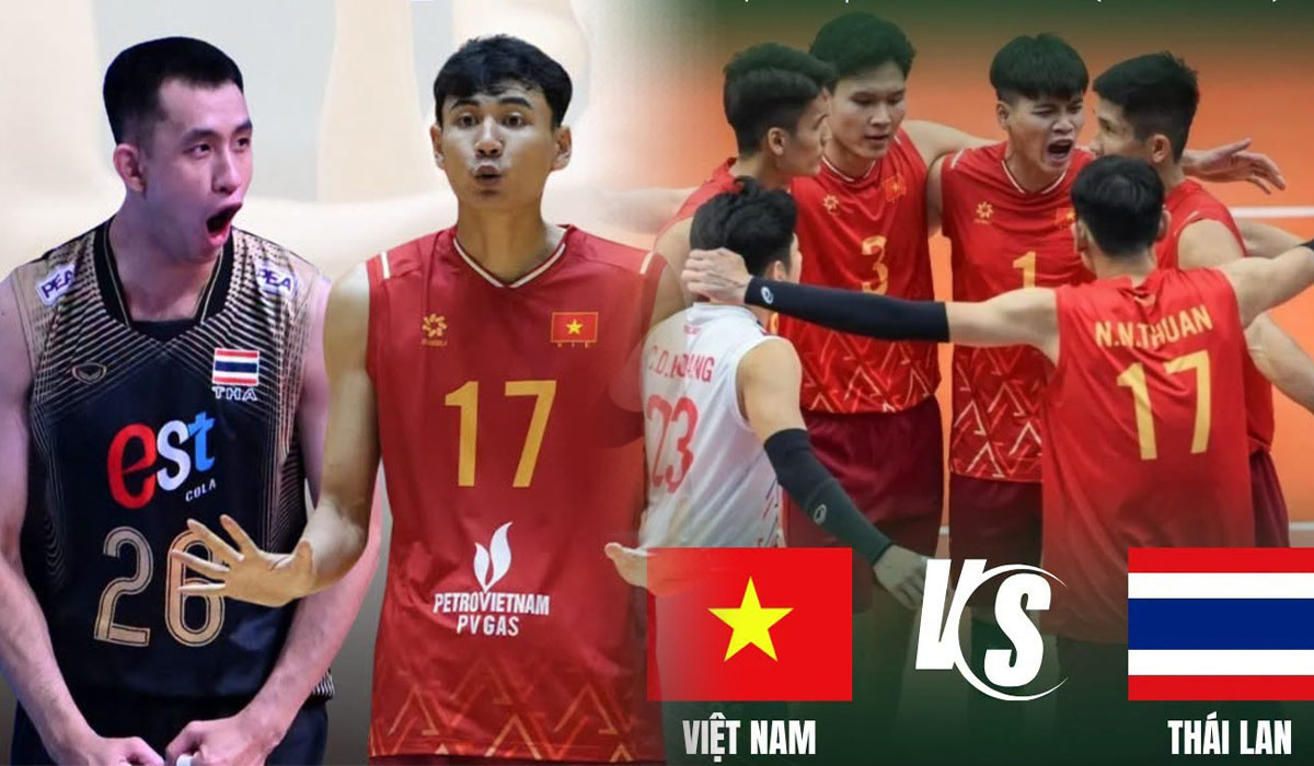 TRỰC TIẾP b&oacute;ng chuyền Việt Nam vs Th&aacute;i Lan h&ocirc;m nay 23/7- Link xem b&oacute;ng chuyền SEA V.Cup 2026