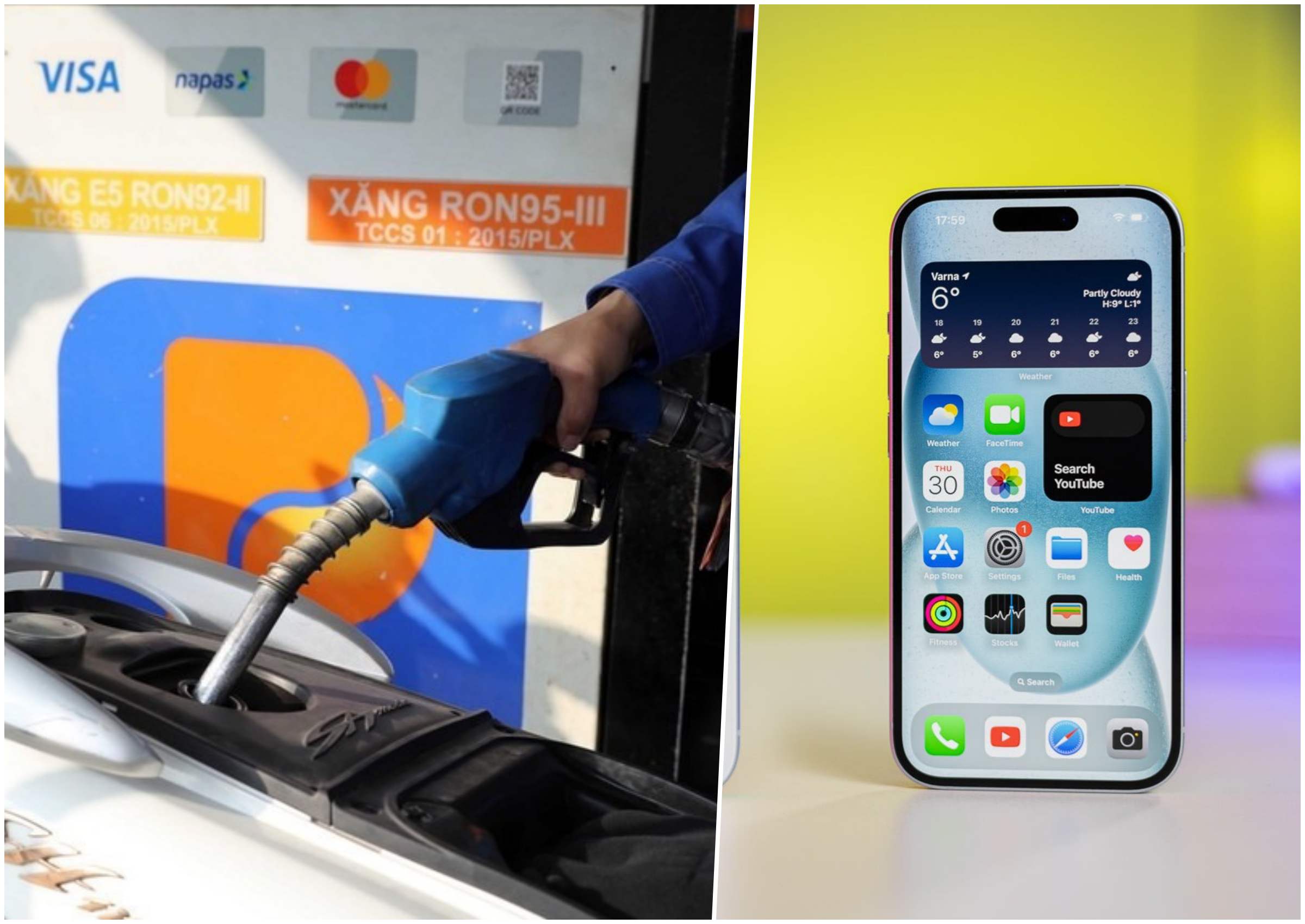 Gi&aacute; xăng dầu s&aacute;ng nay 24/7: Xăng vượt mốc 21.000 đồng, dầu tăng ch&oacute;ng mặt theo gi&aacute; thế giới, iPhone 15 rẻ cực đ&aacute;ng mua