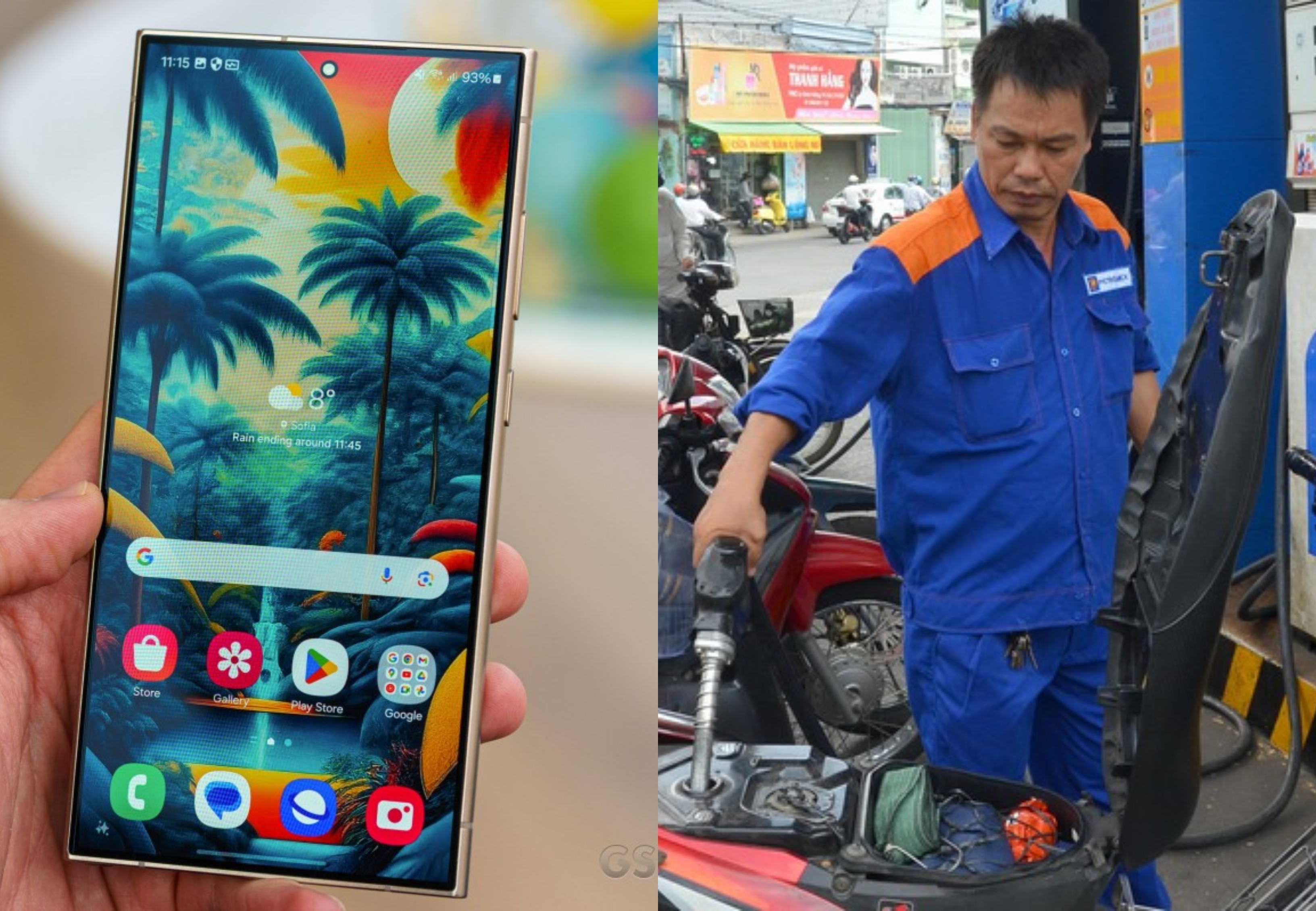 Bảng gi&aacute; xăng dầu h&ocirc;m nay trưa 24/7: dầu diesel vẫn giảm gần 20.000 đồng từ đỉnh, Galaxy S24 rẻ ăn đứt iPhone 17