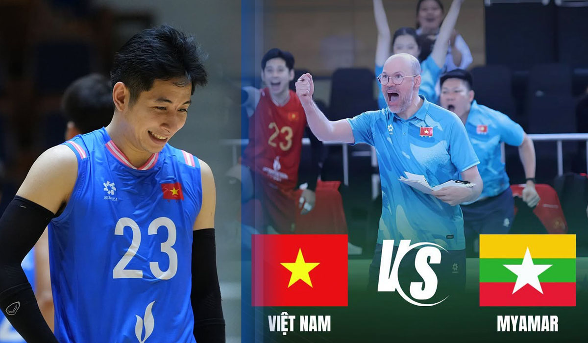 TRỰC TIẾP b&oacute;ng chuyền Việt Nam vs Myanmar h&ocirc;m nay 24/7 - Link xem b&oacute;ng chuyền SEA V.Cup 2026