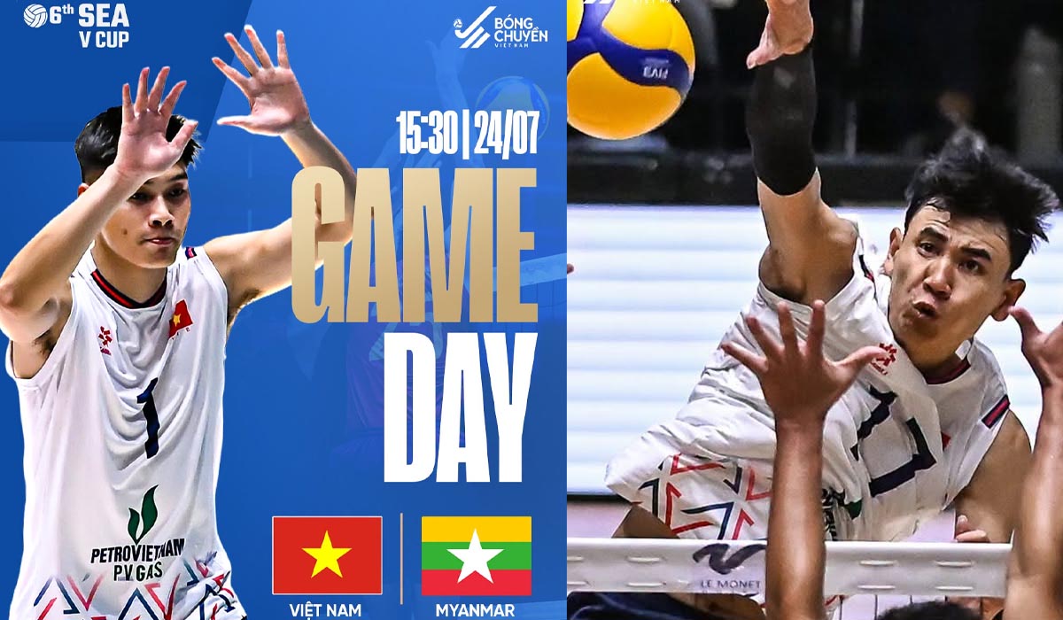 Link xem trực tiếp b&oacute;ng chuyền Việt Nam vs Myanmar 15h30 24/7 - VTV trực tiếp b&oacute;ng chuyền SEA V.Cup 2026