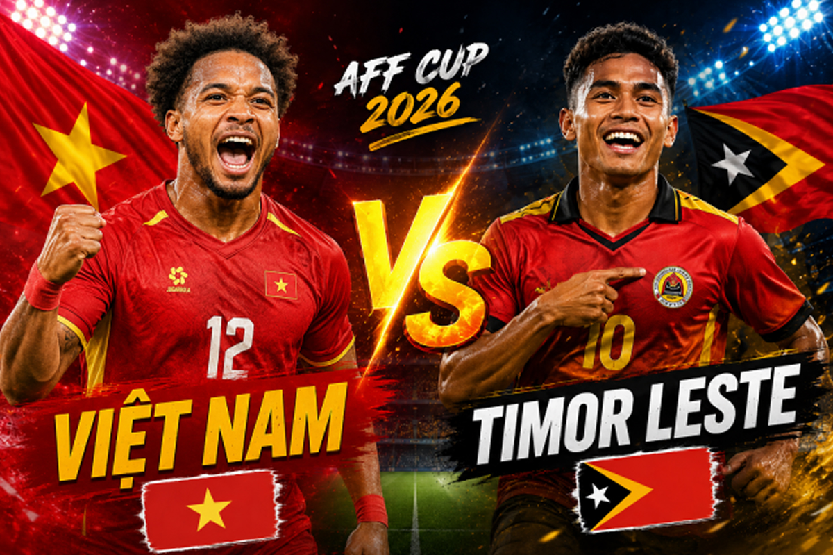 Xem trực tiếp b&oacute;ng đ&aacute; Việt Nam vs Timor Leste ở đ&acirc;u, k&ecirc;nh n&agrave;o? Link xem trực tiếp AFF Cup 2026 HD