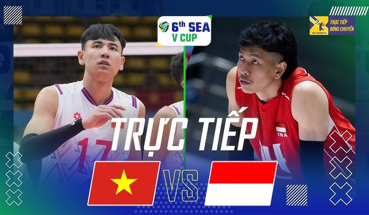 Xem TRỰC TIẾP b&oacute;ng chuyền Việt Nam đấu Indonesia - SEA V.Cup 2026 ở đ&acirc;u, k&ecirc;nh n&agrave;o? VTV c&oacute; ph&aacute;t s&oacute;ng?