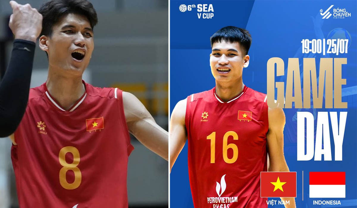 Link xem trực tiếp b&oacute;ng chuyền Việt Nam vs Indonesia - VTV trực tiếp SEA V.Cup 2026 h&ocirc;m nay 25/7
