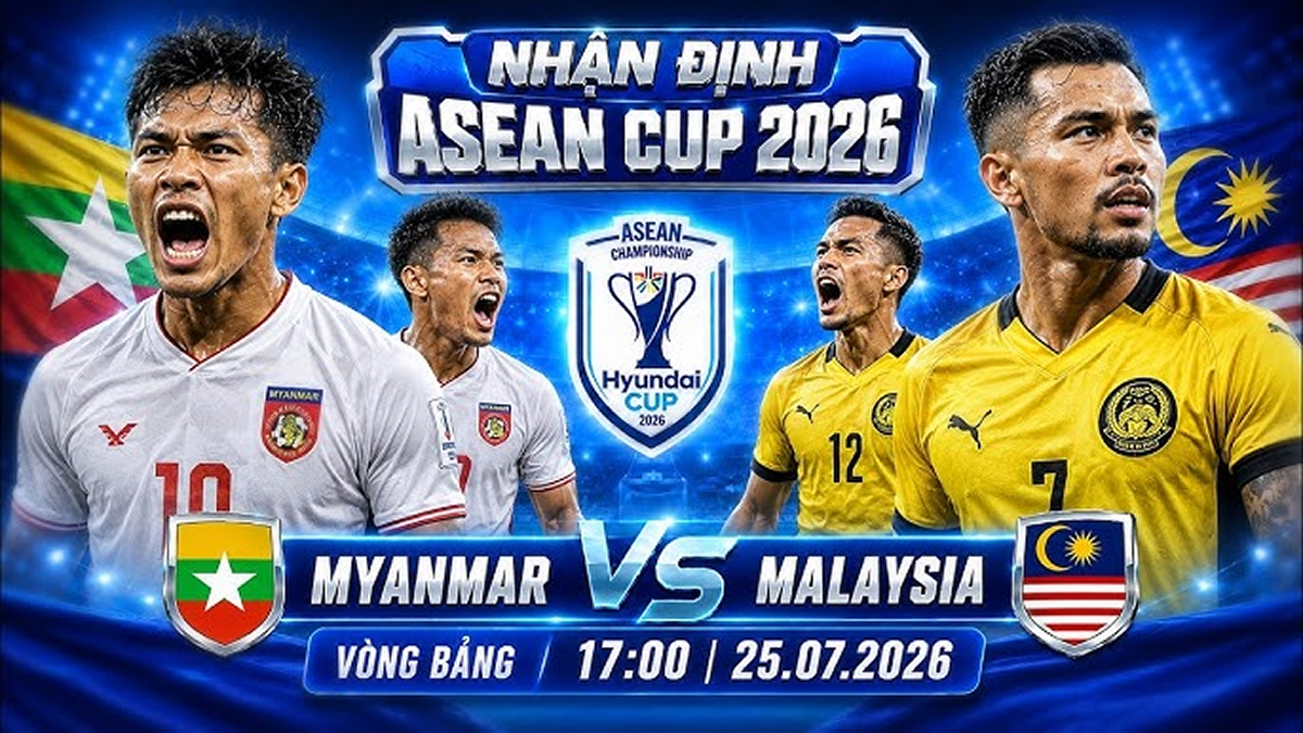Xem trực tiếp b&oacute;ng đ&aacute; Myanmar vs Malaysia ở đ&acirc;u, k&ecirc;nh n&agrave;o? Link xem trực tiếp AFF Cup 2026 tr&ecirc;n VTV6