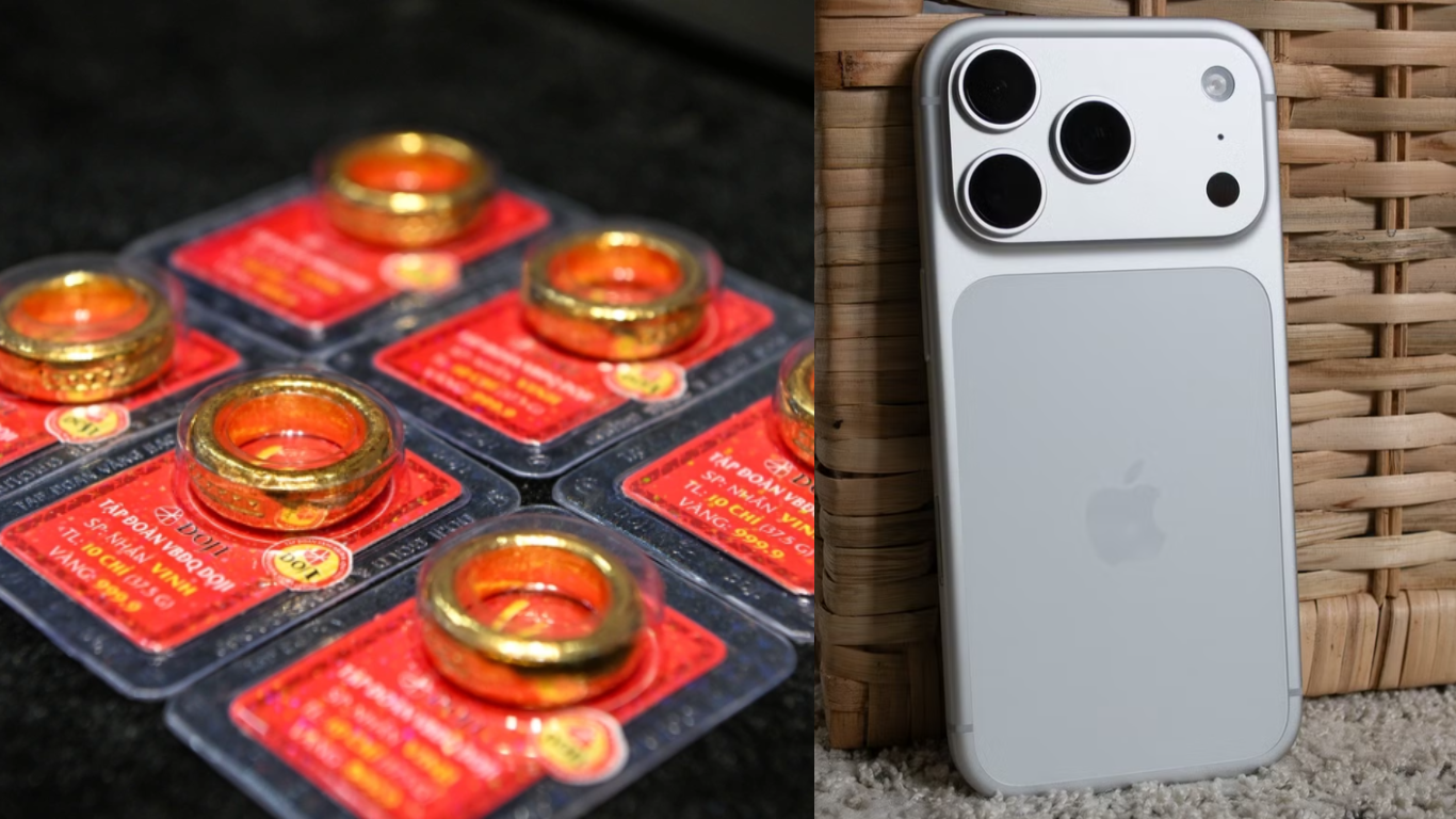 Gi&aacute; v&agrave;ng h&ocirc;m nay 26/7: Người mua tuần qua lỗ nặng hơn chục triệu đồng, gi&aacute; iPhone 17 Pro ra sao?