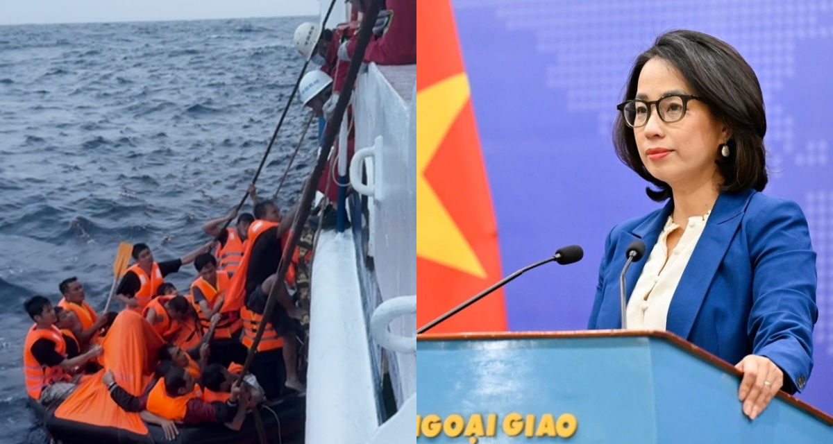 L&iacute; do t&agrave;u của Việt Nam chở 62 người ch&igrave;m tr&ecirc;n biển Đ&ocirc;ng, Bộ Ngoại giao cập nhật t&igrave;nh h&igrave;nh cứu hộ