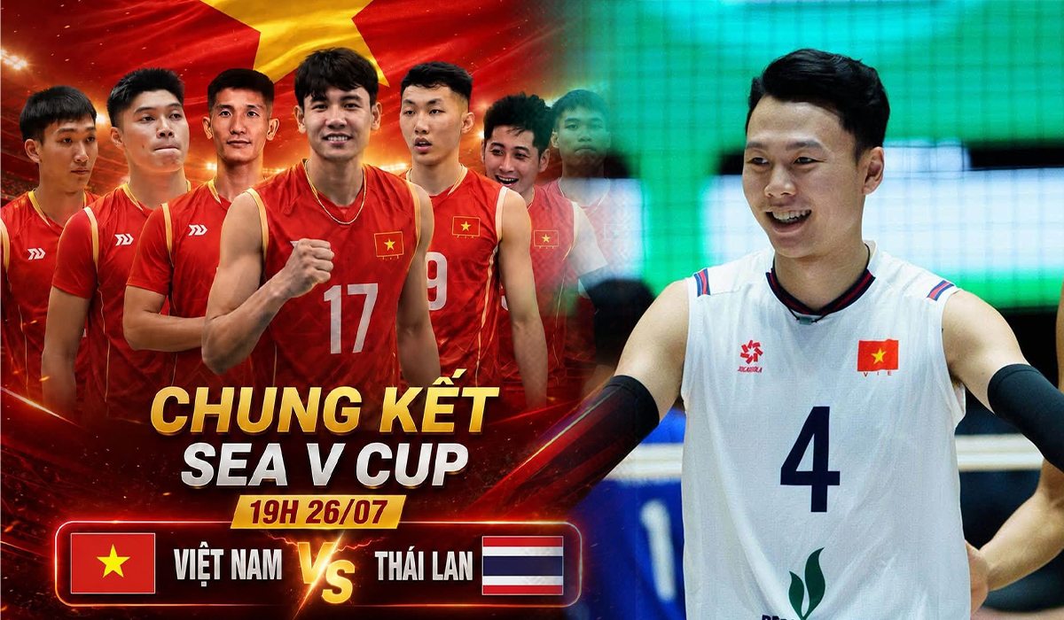 TRỰC TIẾP b&oacute;ng chuyền Việt Nam vs Th&aacute;i Lan h&ocirc;m nay 26/7 - Link xem trực tiếp b&oacute;ng chuyền SEA V.Cup 2026
