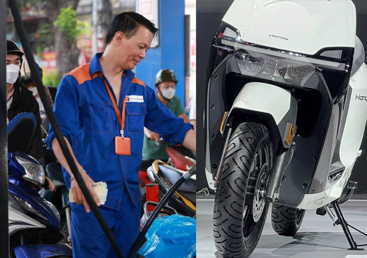 Gi&aacute; xăng dầu chiều nay 27/7: E10 RON95 giảm s&acirc;u 9.000 đồng, E5 RON92 rẻ như b&egrave;o, Honda tung xe m&aacute;y mới kh&ocirc;ng cần đổ xăng