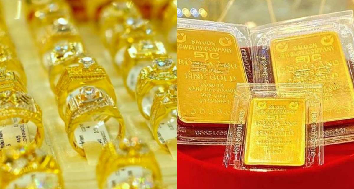 Gi&aacute; v&agrave;ng h&ocirc;m nay chiều 28/7: V&agrave;ng trong nước \'mất gi&aacute;\' li&ecirc;n tục, ch&ecirc;nh lệch \'cực khủng\' với thế giới