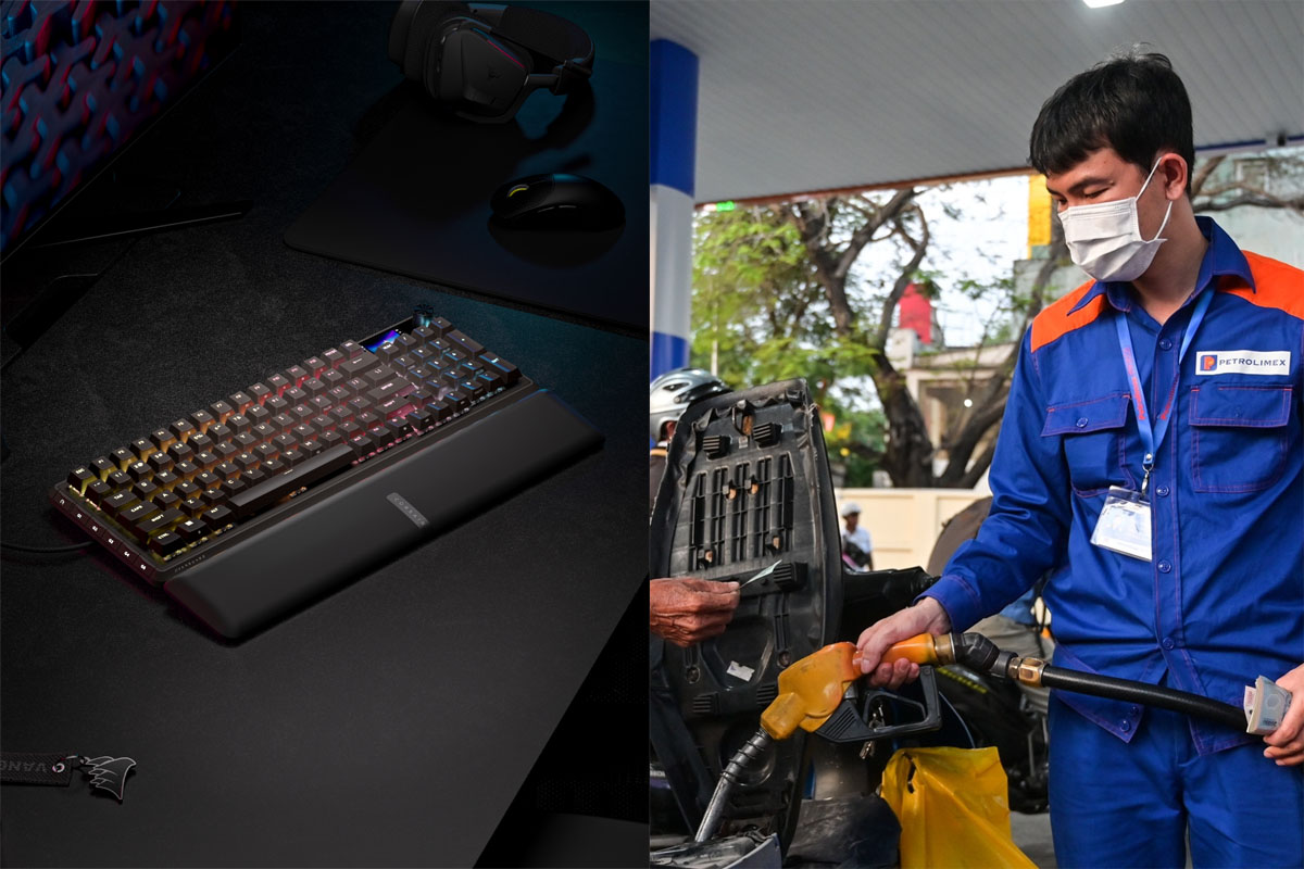 Bảng gi&aacute; xăng dầu ng&agrave;y 29/7: Dầu diesel giảm hơn 19.000 đồng từ đỉnh, b&agrave;n ph&iacute;m gaming Corsair cực rẻ
