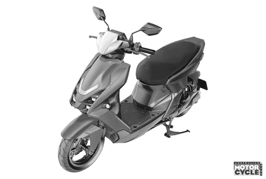 Yamaha lộ bằng s&aacute;ng chế xe tay ga điện ho&agrave;n to&agrave;n mới với động cơ đặt giữa, truyền động d&acirc;y cua-roa đầy kh&aacute;c biệt