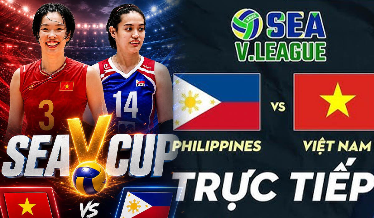 VTV6, VTV7 TRỰC TIẾP b&oacute;ng chuyền Việt Nam vs Philippines h&ocirc;m nay 31/7 - Link xem SEA V.Cup 2026 mới nhất