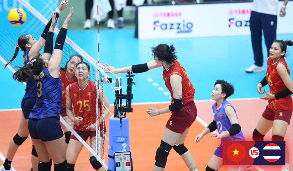 VTV trực tiếp SEA V.Cup 2206 h&ocirc;m nay 2/8 - Link xem trực tiếp b&oacute;ng chuyền nữ Việt Nam vs Th&aacute;i Lan