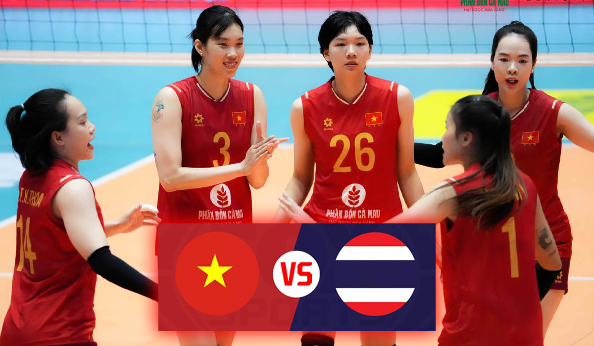 Trực tiếp b&oacute;ng chuyền Việt Nam vs Th&aacute;i Lan 19h ng&agrave;y 2/8 - Link xem trực tiếp SEA V.Cup 2026 tr&ecirc;n VTV