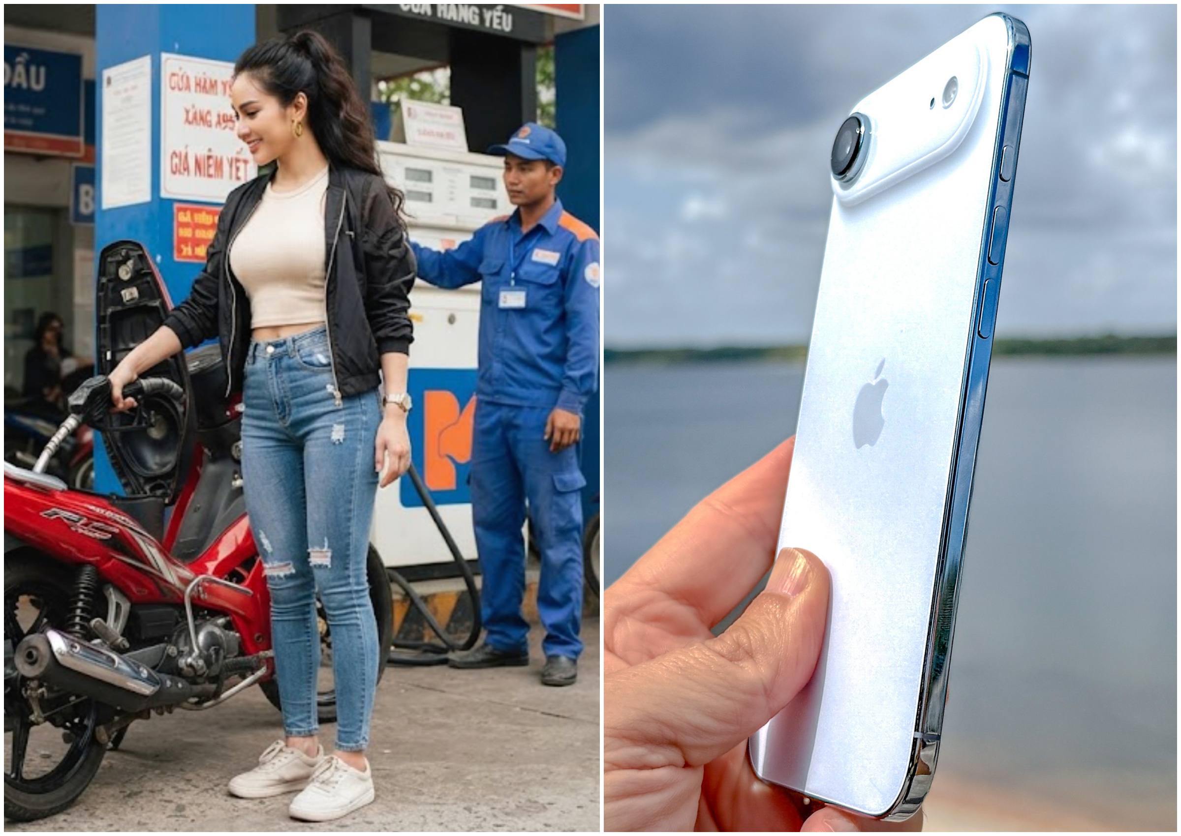 Gi&aacute; xăng dầu trưa 3/8: Xăng hạ nhiệt s&acirc;u 8.750 đồng, dầu c&aacute;ch 17.160 đồng so với đỉnh, iPhone Air cực rẻ dễ mua