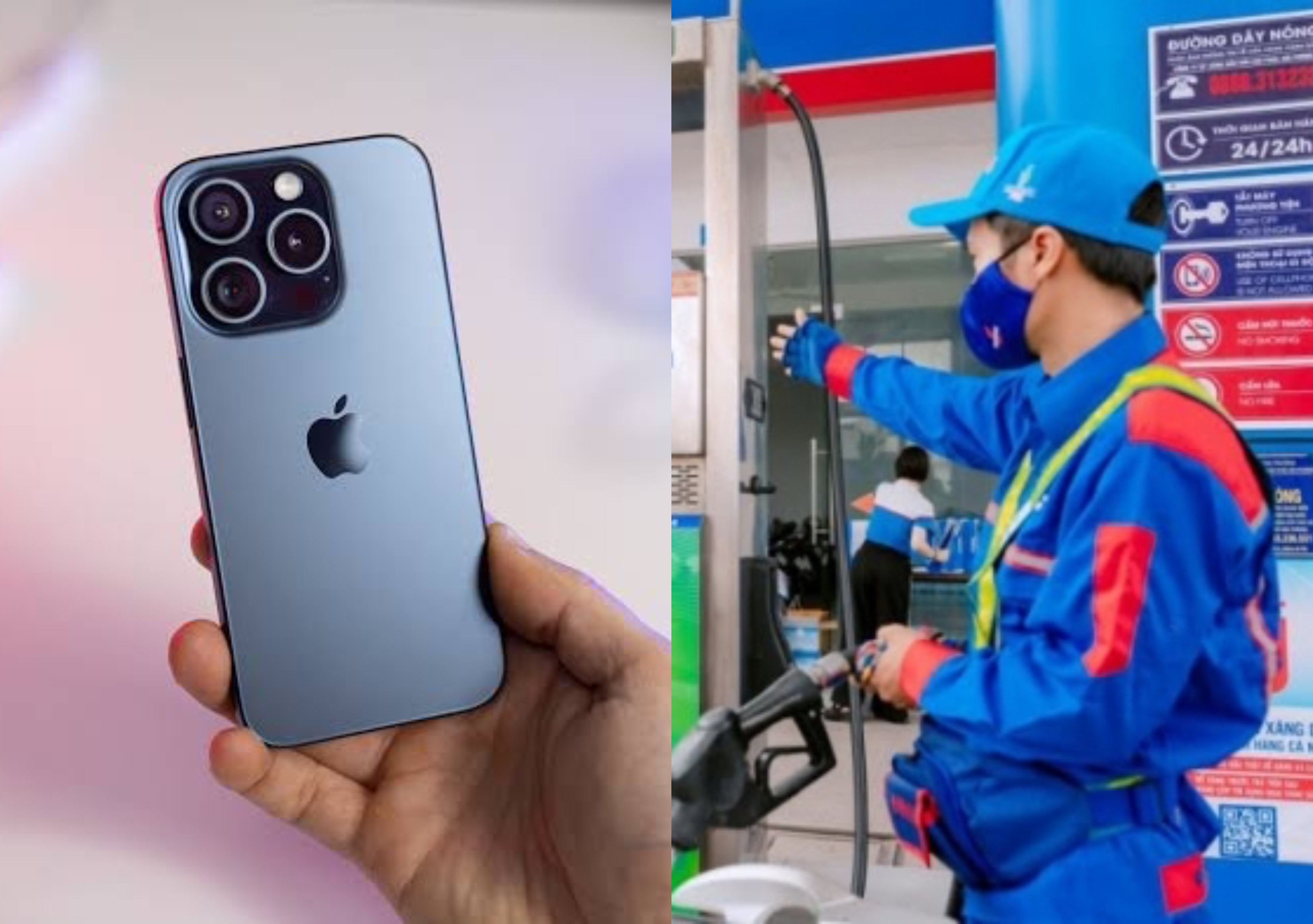 Gi&aacute; xăng h&ocirc;m nay 6/8: Xăng E5 RON92 v&agrave; xăng E10 RON 95 vẫn giảm quanh 8.000 đồng, iPhone 15 vẫn rẻ