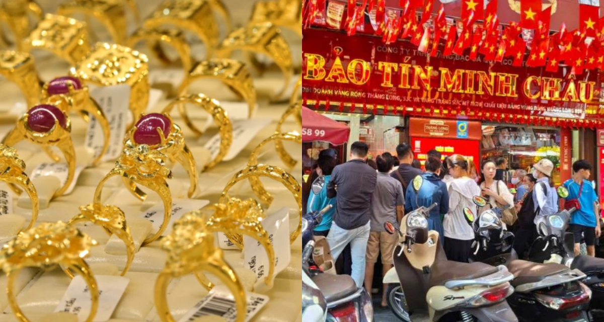 Bảng gi&aacute; v&agrave;ng h&ocirc;m nay 6/8: V&agrave;ng SJC nhẫn 9999 \'bứt tốc\' theo thế giới, nh&agrave; v&agrave;ng bất ngờ b&aacute;n giới hạn