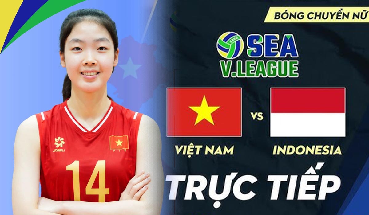 VTV6, VTVGo TRỰC TIẾP b&oacute;ng chuyền Việt Nam vs Indonesia h&ocirc;m nay 7/8 - Link xem SEA V.Cup 2026 mới nhất