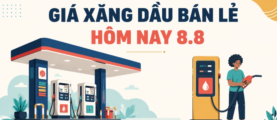 Cập nhật gi&aacute; xăng dầu h&ocirc;m nay 8/8 (chiều 8/8): 2 loại dầu lao dốc? xăng E5 v&agrave; xăng E10 bao nhi&ecirc;u?