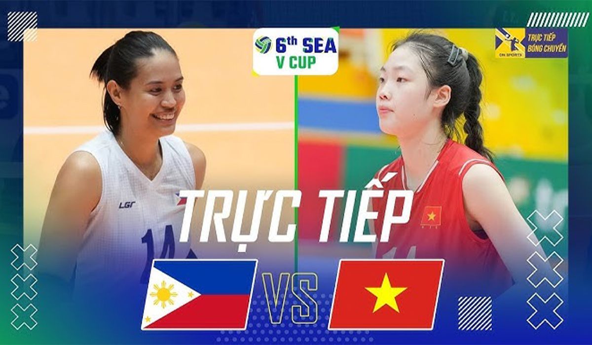 Xem trực tiếp b&oacute;ng chuyền nữ Việt Nam vs Philippines ở đ&acirc;u, k&ecirc;nh n&agrave;o? Link xem SEA V.Cup 2026 mới nhất