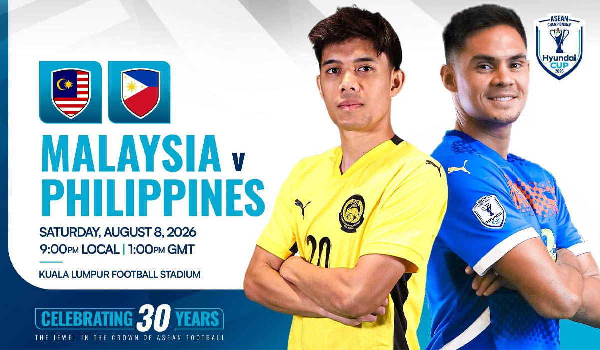 VTV7 VTVGo trực tiếp b&oacute;ng đ&aacute; Malaysia vs Philippines - Link xem trực tiếp AFF Cup 2026 h&ocirc;m nay 8/8