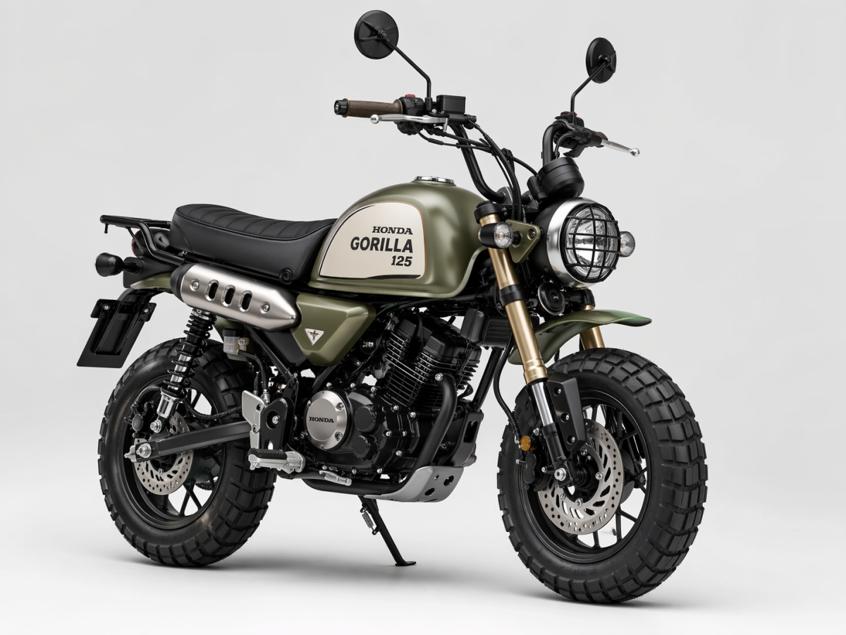 Honda Gorilla 125 c&oacute; thể trở lại, chiếc Monkey 125 h&oacute;a th&acirc;n th&agrave;nh mini-bike phi&ecirc;u lưu