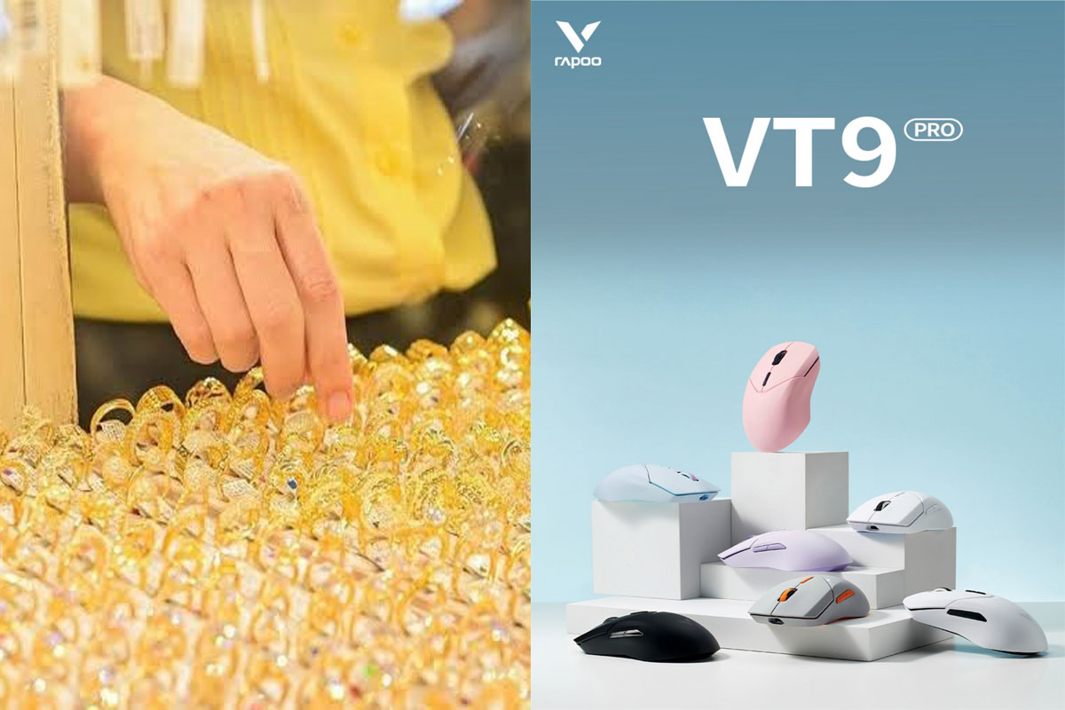 Gi&aacute; v&agrave;ng chiều 10/8: Bật tăng trở lại sau nhịp giảm buổi s&aacute;ng, chuột gaming Rapoo gi&aacute; rẻ kh&oacute; cưỡng