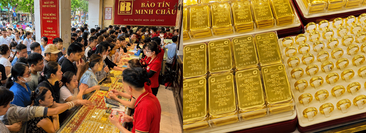 Gi&aacute; v&agrave;ng h&ocirc;m nay 11/8 (trưa 11/8): Thế giới l&ecirc;n cao nhất 2 th&aacute;ng? V&agrave;ng SJC v&agrave; v&agrave;ng nhẫn tăng phi m&atilde;