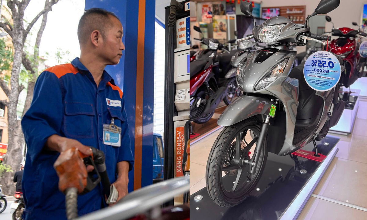 Gi&aacute; xăng dầu trưa nay 11/8: Người mua E10 RON95 v&agrave; E5 RON92 đ&atilde; \'nhẹ v&iacute;\' 9.000 đồng/l&iacute;t từ đỉnh, gi&aacute; xe m&aacute;y Honda cực rẻ