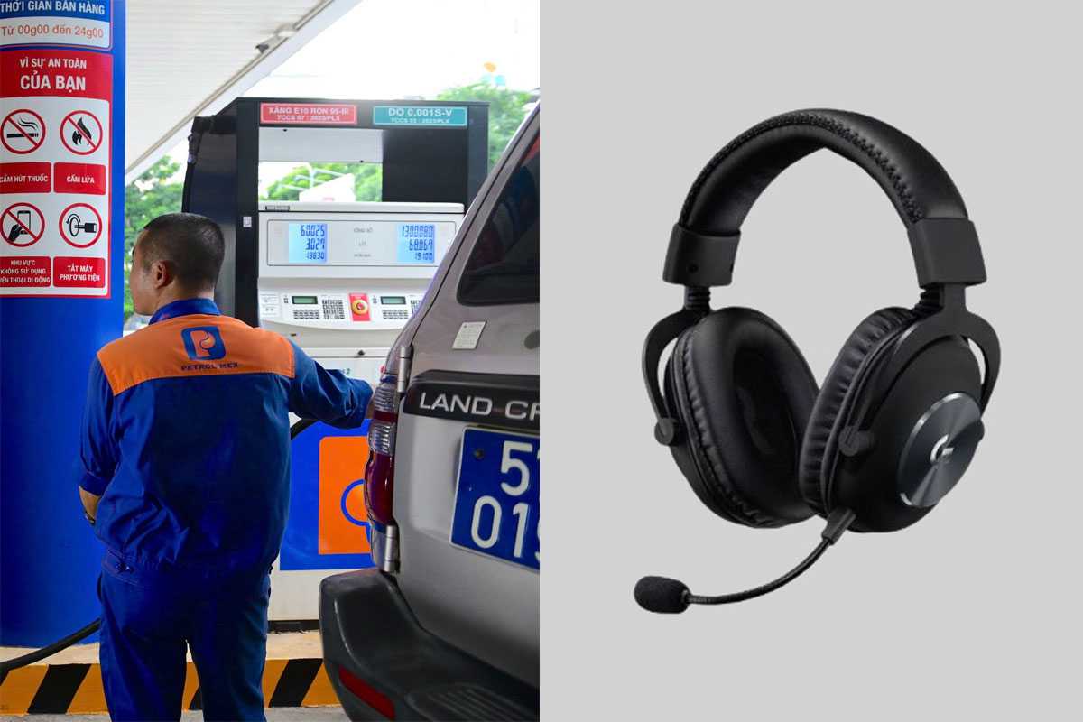 Gi&aacute; xăng dầu trưa 11/8: Xăng RON92 giảm hơn 8.000 đồng từ đỉnh, tai nghe gaming Logitech gi&aacute; ra sao?