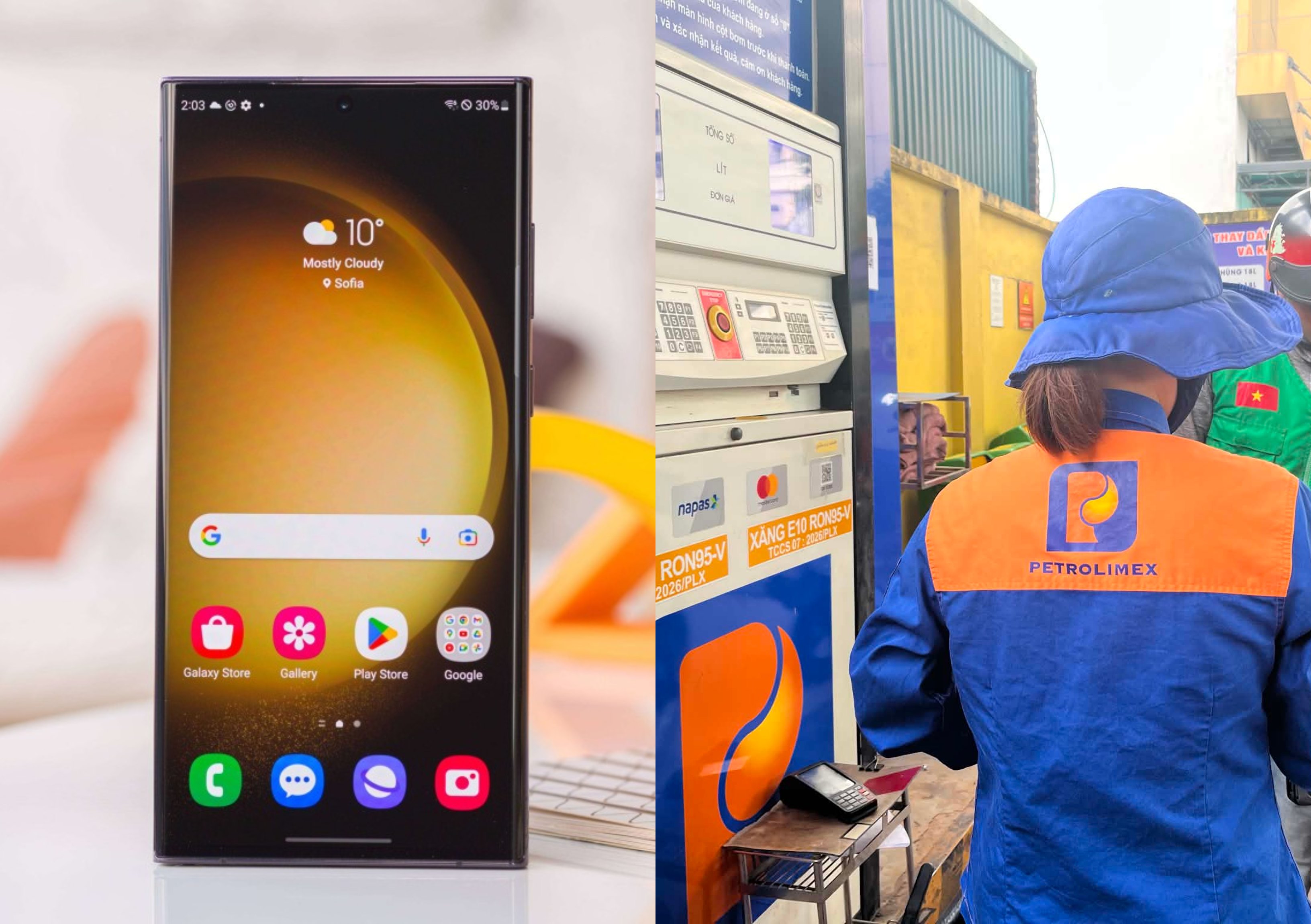 Gi&aacute; xăng dầu s&aacute;ng nay 12/8: Xăng E10 giảm hơn 9.000 đồng so với đỉnh, dầu th&ocirc; tăng, Galaxy S23 Ultra c&oacute; rẻ