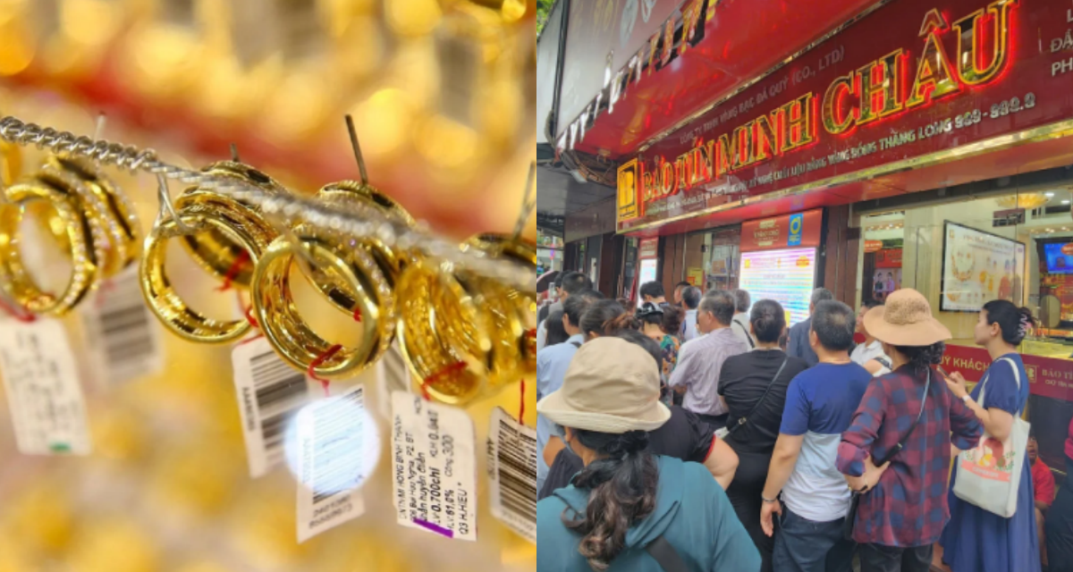 Cập nhật gi&aacute; v&agrave;ng h&ocirc;m nay 13/8: V&agrave;ng trong nước tăng từng giờ, v&agrave;ng thế giới chịu &aacute;p lực tr&aacute;i chiều