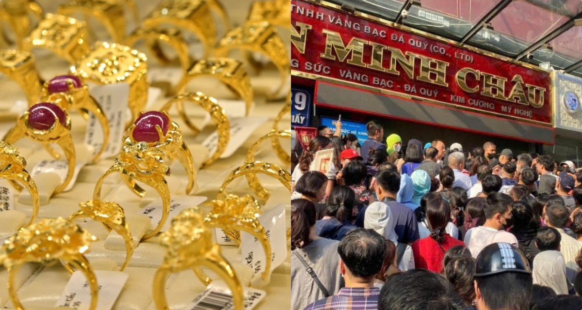 Cập nhật gi&aacute; v&agrave;ng h&ocirc;m nay chiều 15/8: V&agrave;ng trong nước bật tăng dữ dội, người mua hết sức thận trọng