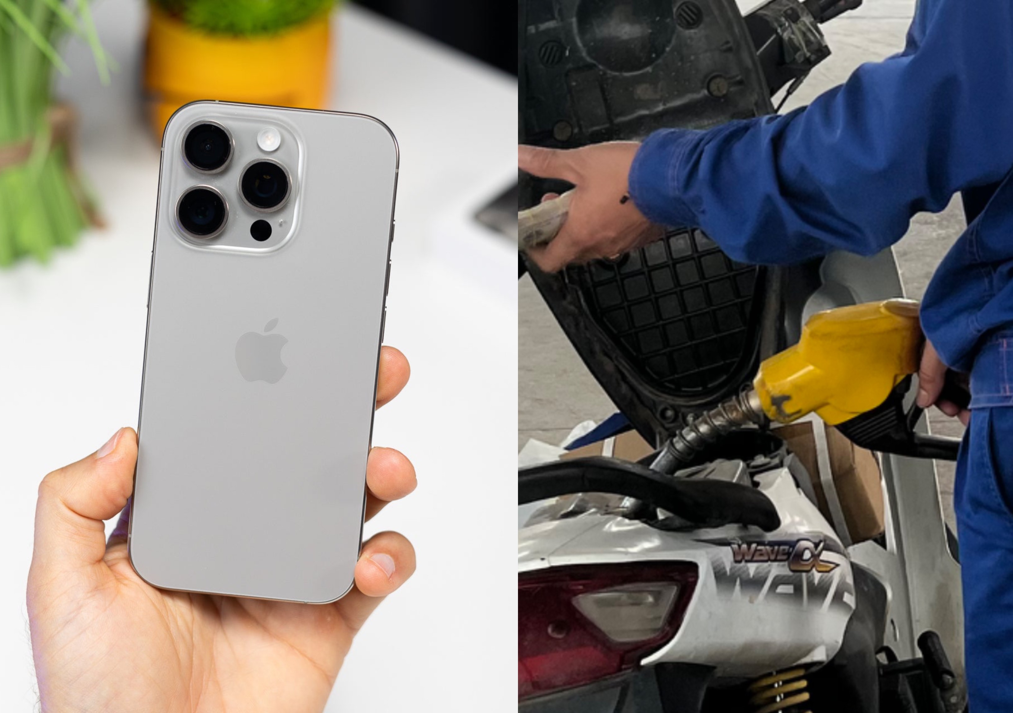 Gi&aacute; xăng h&ocirc;m nay 15/8: Xăng E5 gần mức 18.000 đồng, xăng E10 giảm hơn 9.000 đồng, iPhone 15 Pro hạ s&acirc;u