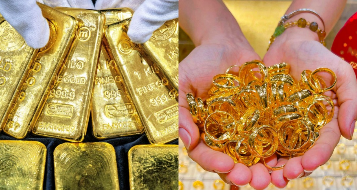 Bảng gi&aacute; v&agrave;ng h&ocirc;m nay 16/8: V&agrave;ng SJC nhẫn 9999 giữ gi&aacute; cao hiếm thấy, người mua lỗ h&agrave;ng triệu đồng